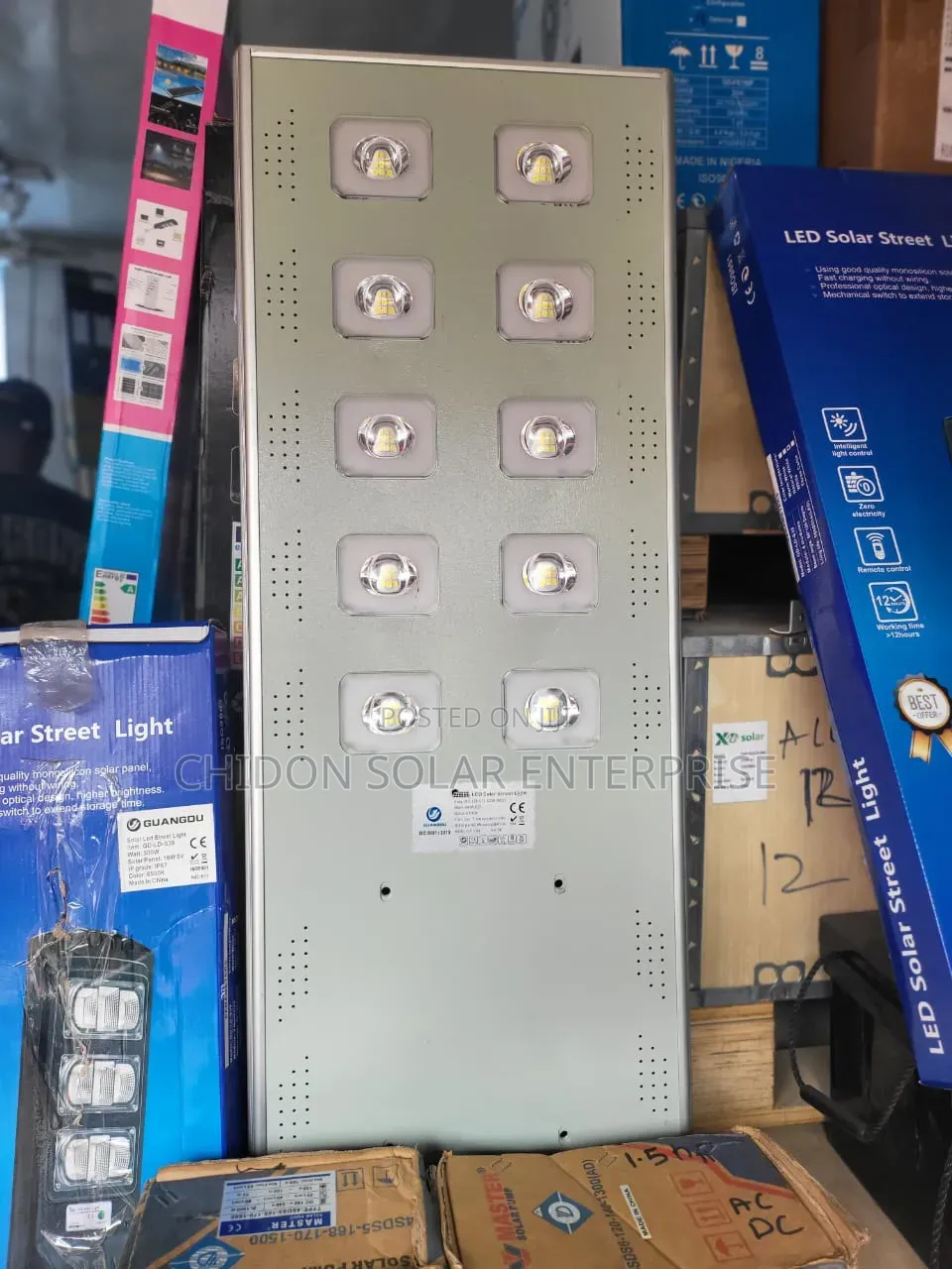 10 Eye Led Solar Industrial Light