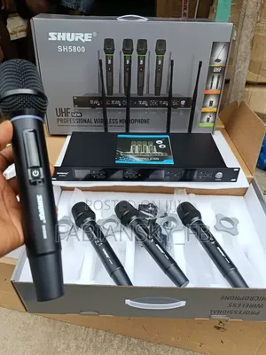 Original Professional Wireless Shure SH5800 Microphone 4in1