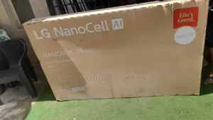 LG 75 Inch NanoCell AI Nano80A Pure Colors Smart TV
