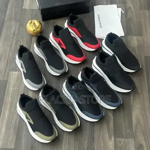 High Quality Emporio Armani Slip Ons Luxury Sneakers