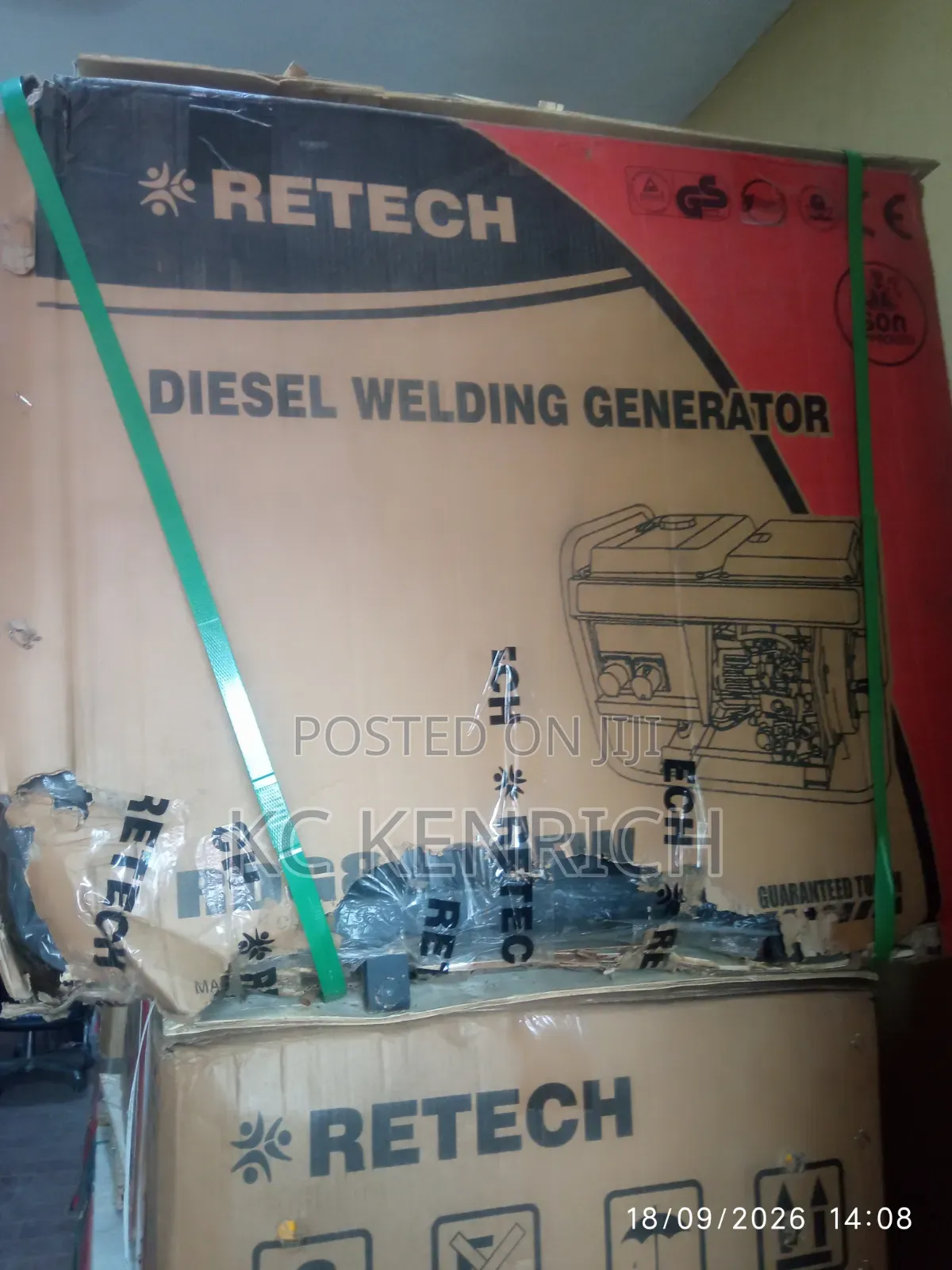 6KVA RETECH Diesel Welding Generator RDG8000EW