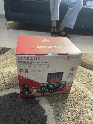 Outdoor Solar PTZ Triple Camera