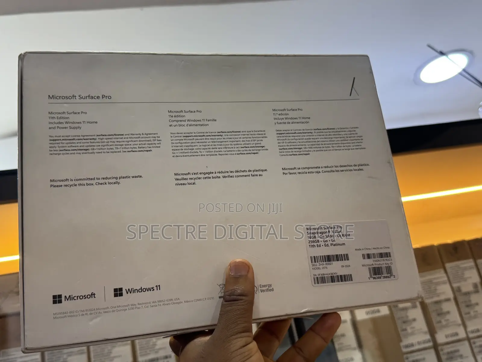 New Laptop Microsoft Surface Pro Copilot+ PC 12 16GB SSD 256GB