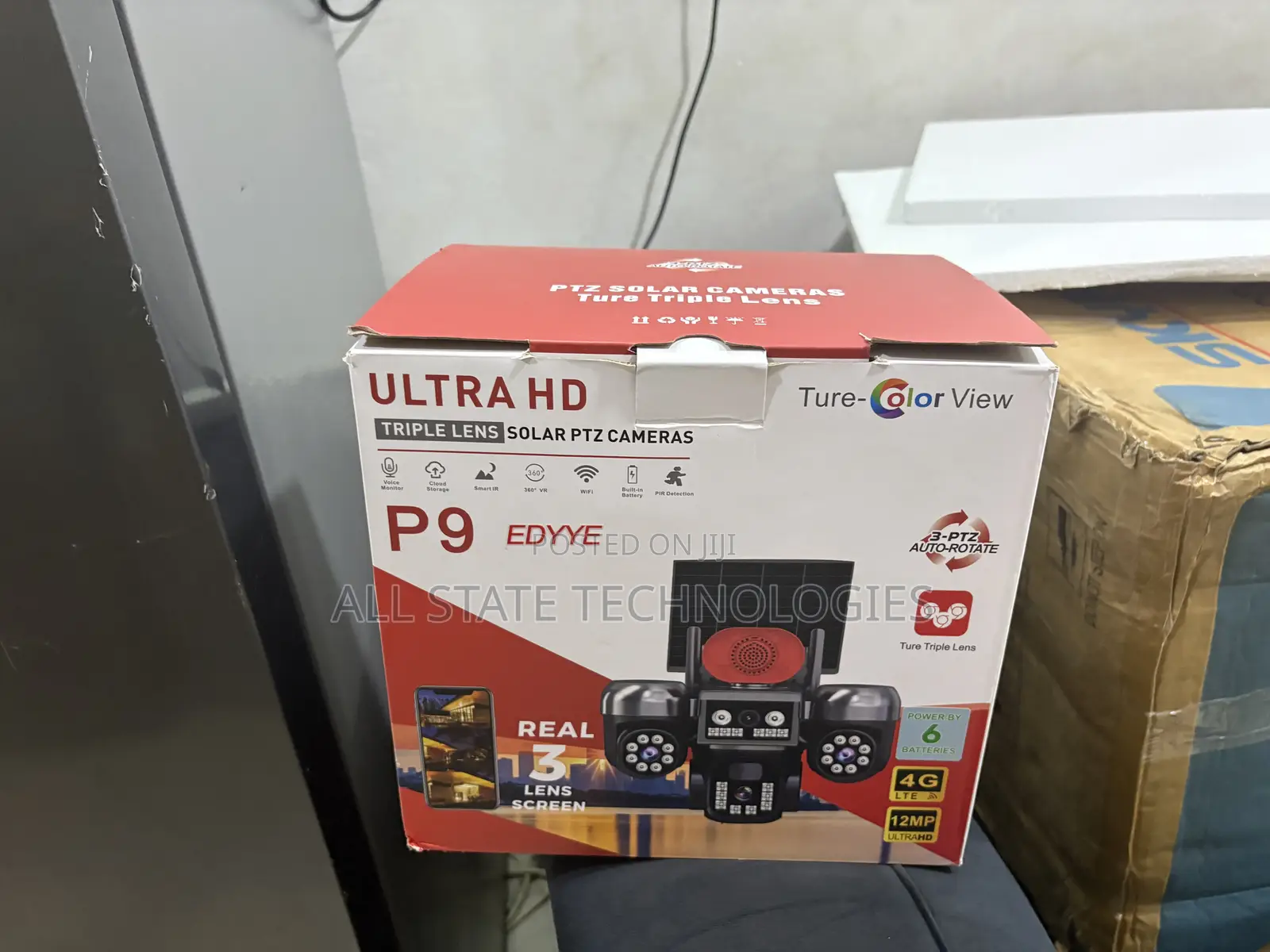 EDYYE P9 Solar Security Camera With PTZ