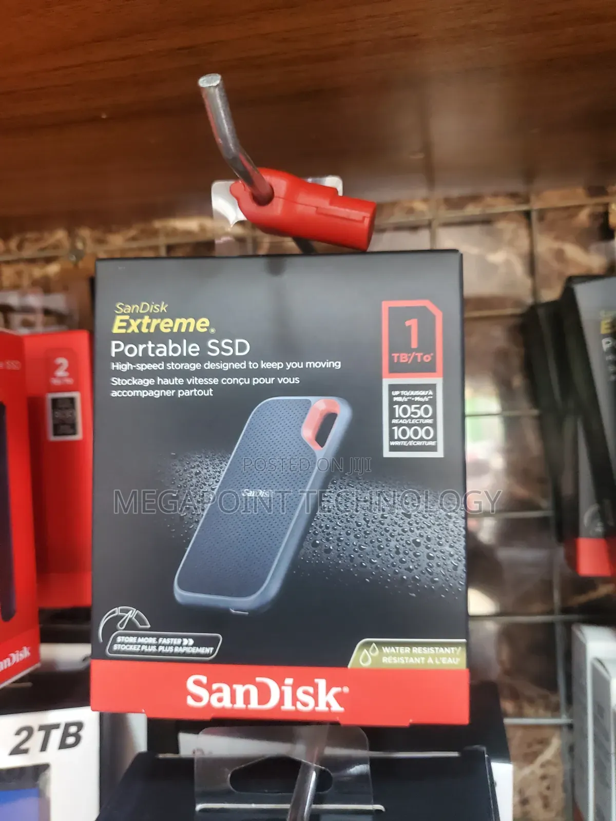 Sandisk 1tb Extreme Portable SSD 1050mbps