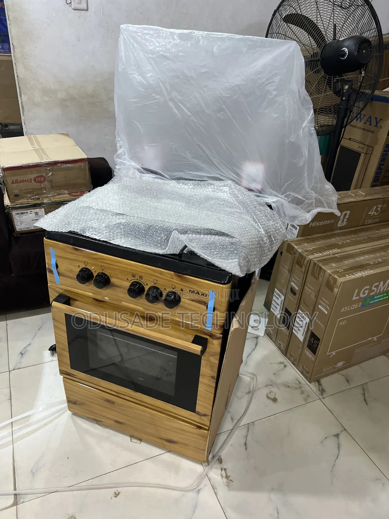 Maxi 60/60 3+1 Wood Functional Gas Cooker