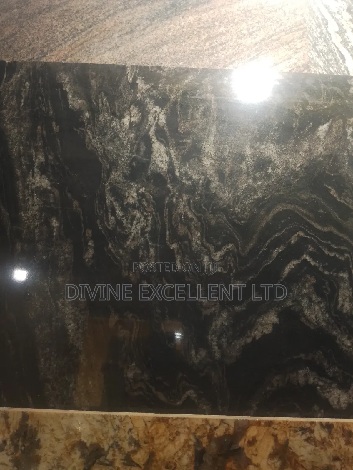 Black Galaxy Marble