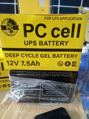 PC Cell 7.5AH Deep Cycle Gel UPS Battery