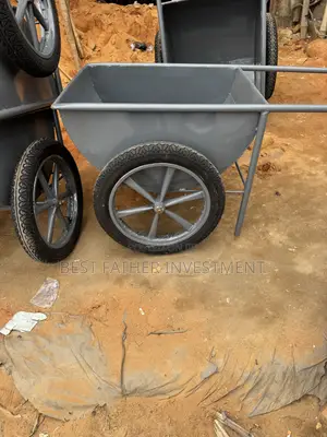 Heavy Duty Big Concrete and Industrial Work Wheelbarrow