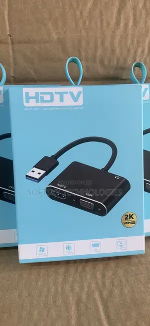  USB to Hdmi +Vga Adapter