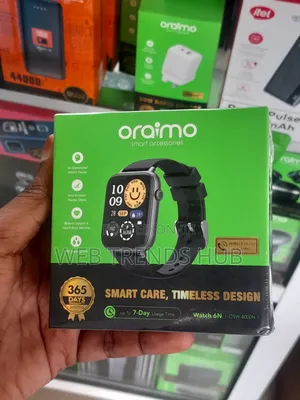 Brand New Oraimo Watch 6n (Osw-8000n) - Wireless Hd Calling