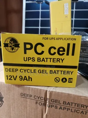 PC Cell 12v/9ah Deep Cycle Gel UPS Battery