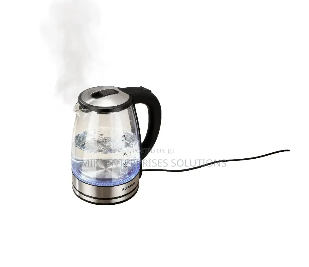 Porodo Pyro Ti Electric Glass 1.8 LTR Kettle
