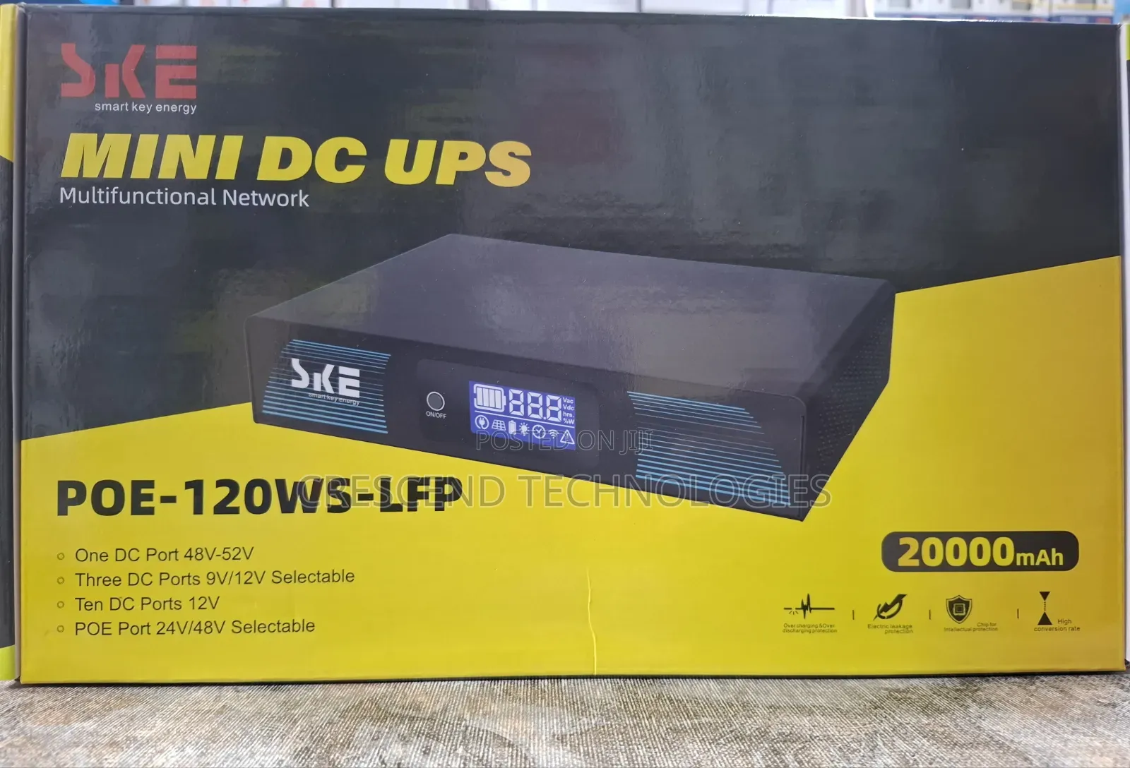 SKE 20,000mah Mini UPS 120w