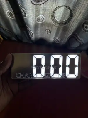 Digital Mirror Clock House Decor