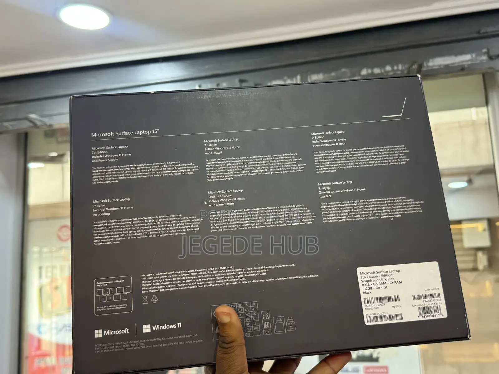 New Laptop Microsoft Surface 16GB Qualcomm Snapdragon X Elite SSD 1T