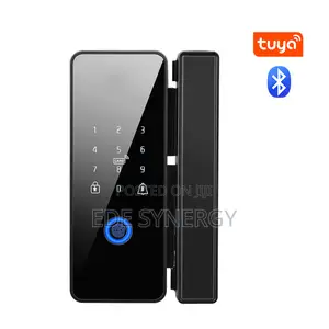 Biometric Glass Door Lock With Cloud Storage Double Hook Bolt