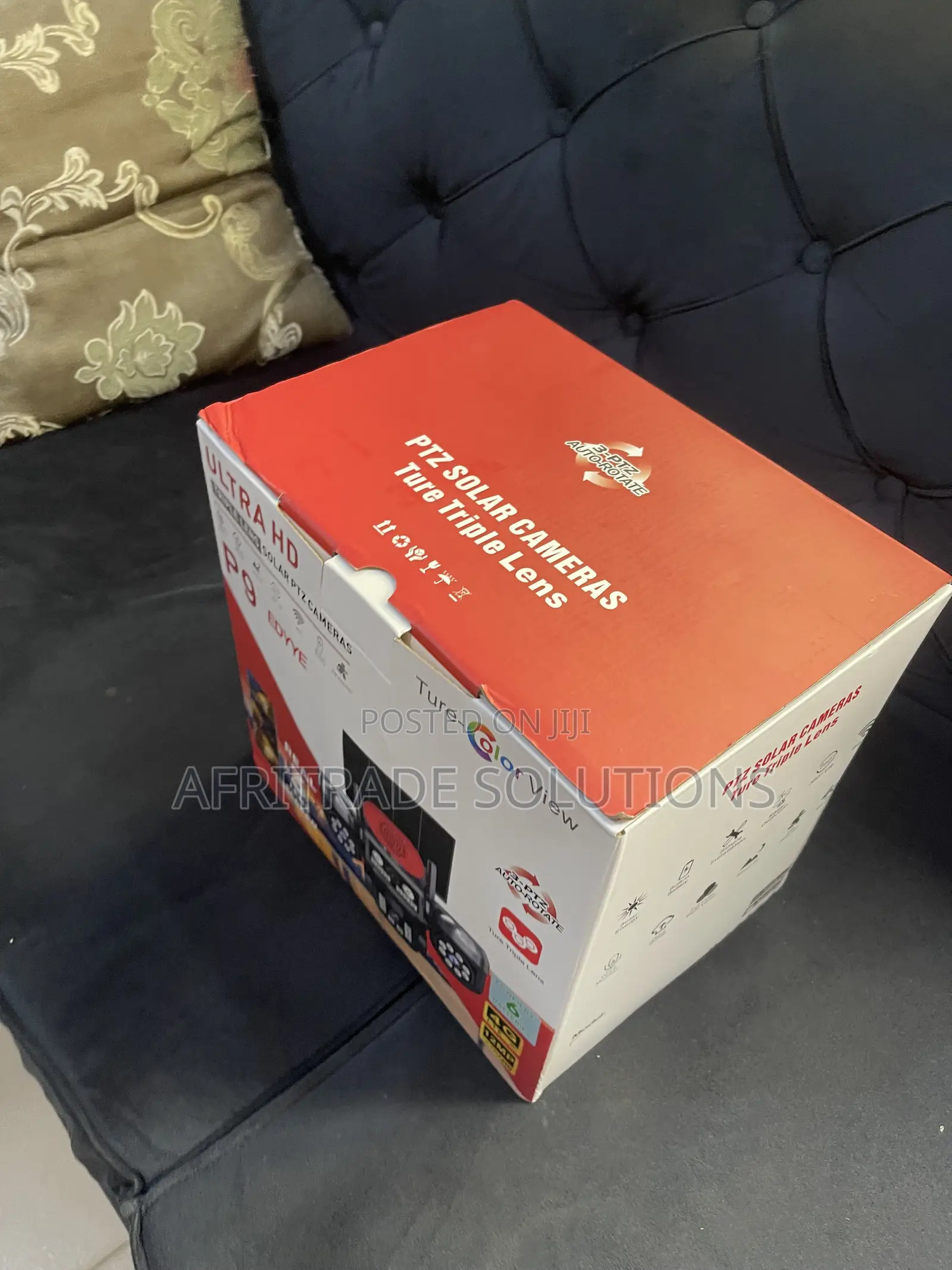 Triple Lens Solar Powered 360° PTZ Camera