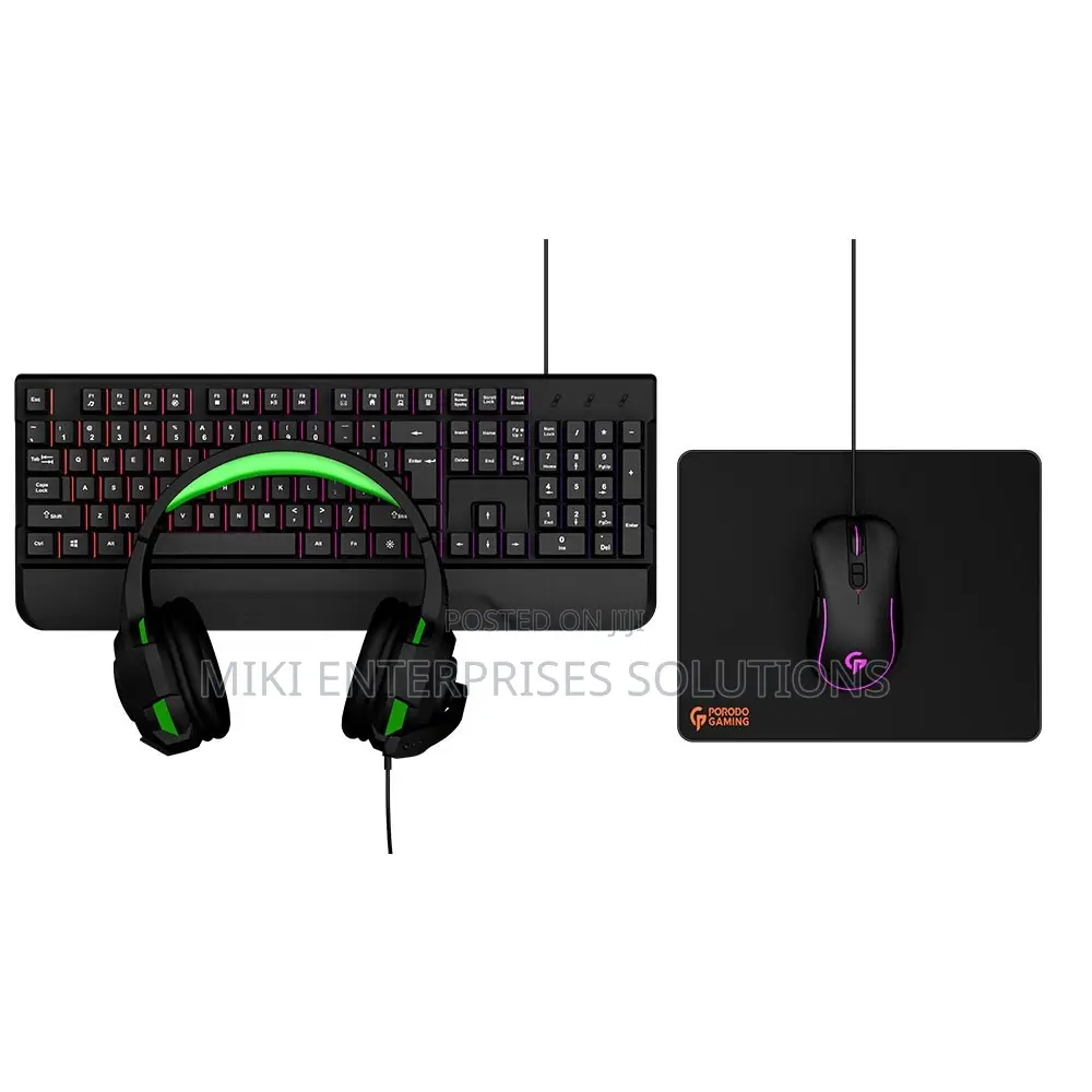 Gaming Set 4-in-1 - Keyboard / Mousepad / Mouse / Headphone