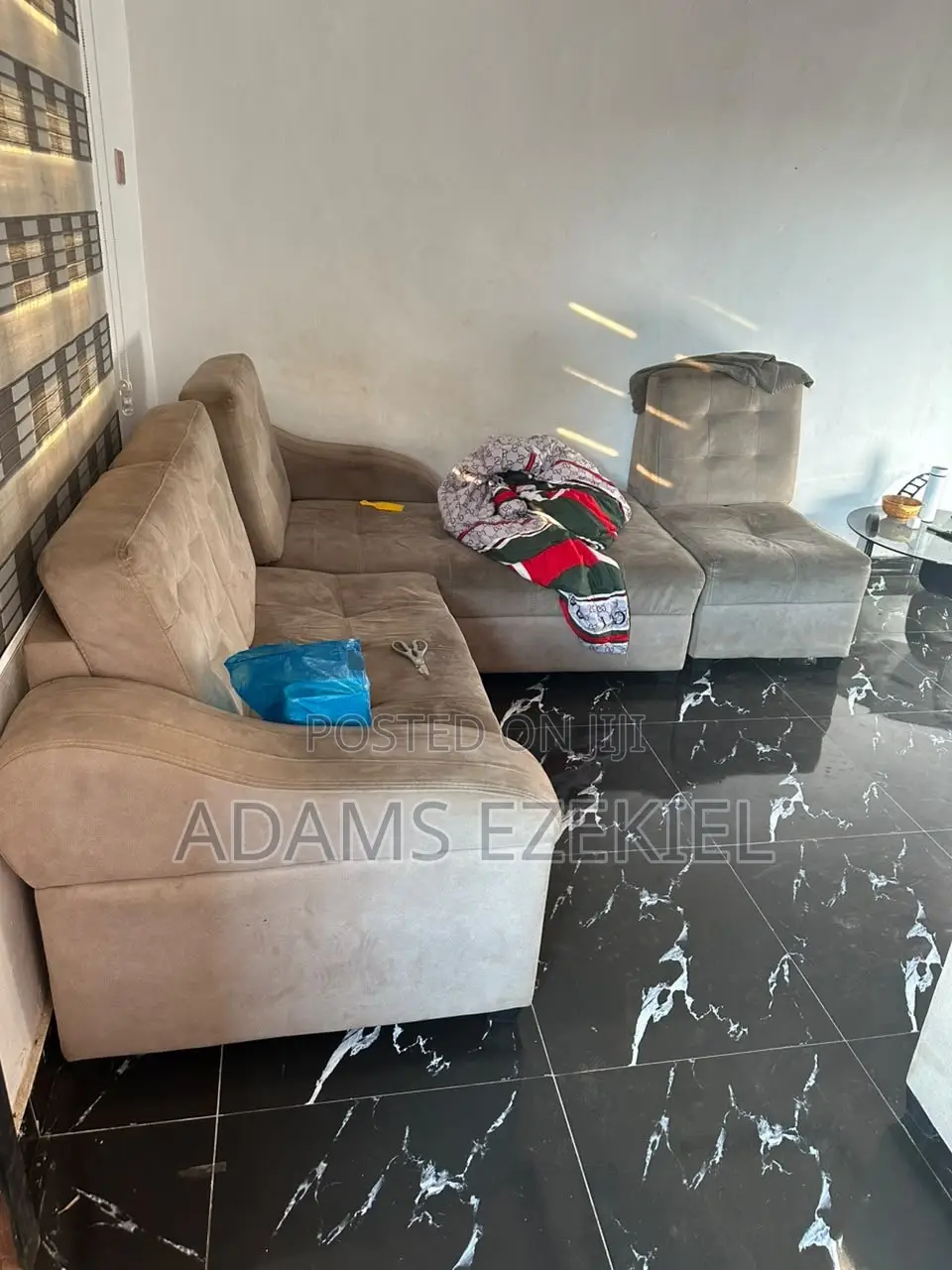 Chairs and TV Console