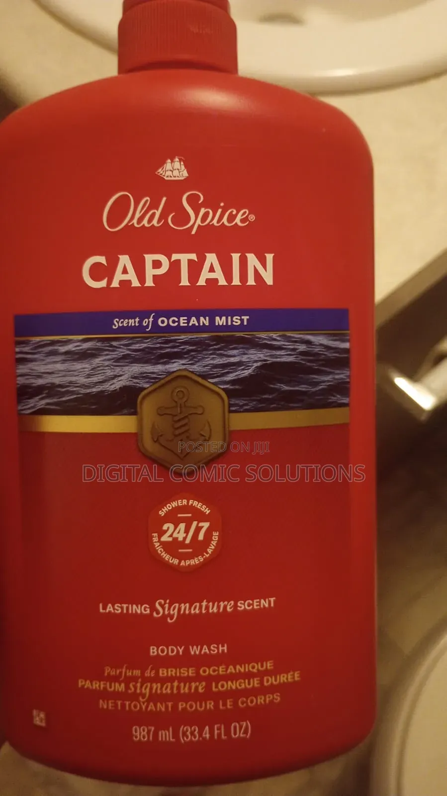 Imported Old Spice Captain Body Wash
