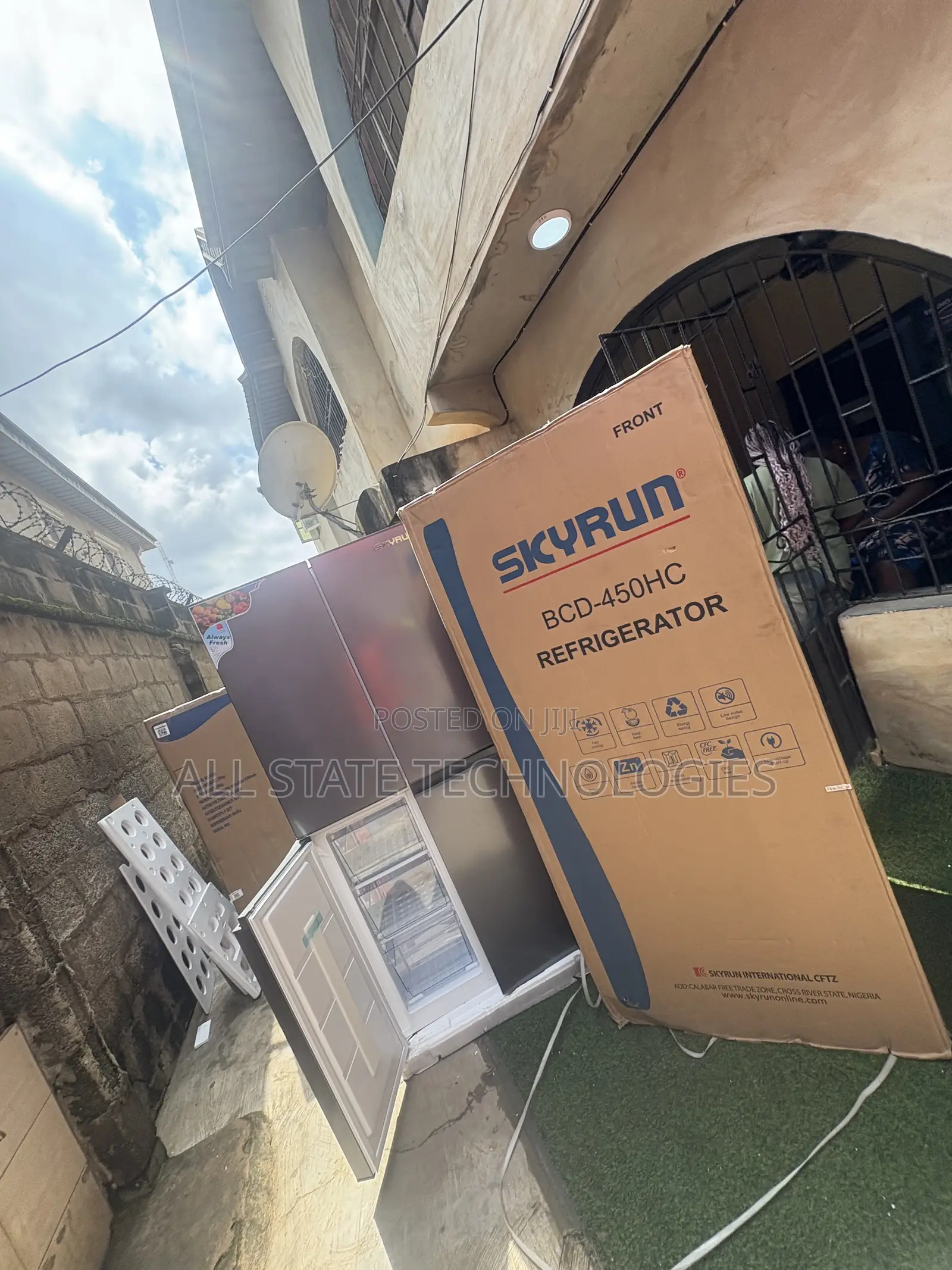 SKYRUN BCD-450HC Modern Double Door Fridge