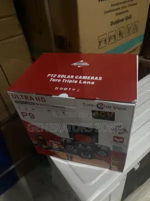 Triple-Lens Solar PTZ Surveillance Camera
