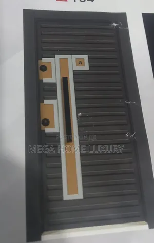 Luxury Black Gold Entrance Door