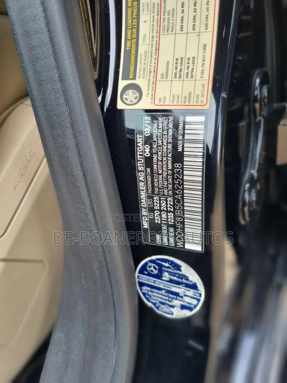 Mercedes-Benz E350 2013 Black