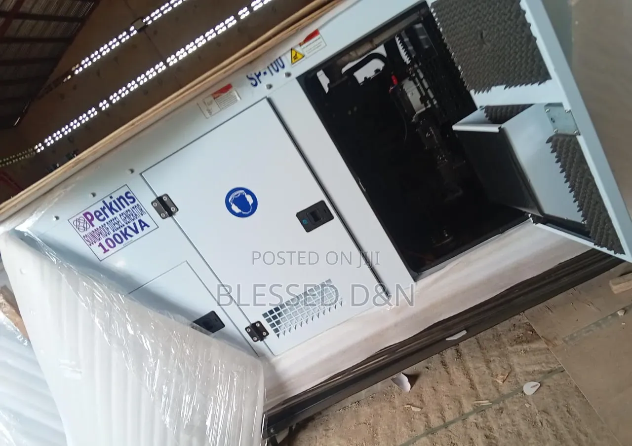 100kva Perkins Soundproof Diesel Generator