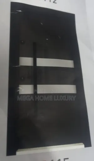 Modern Black White Security Door