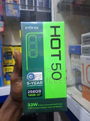New Infinix Hot 50 256 GB Black