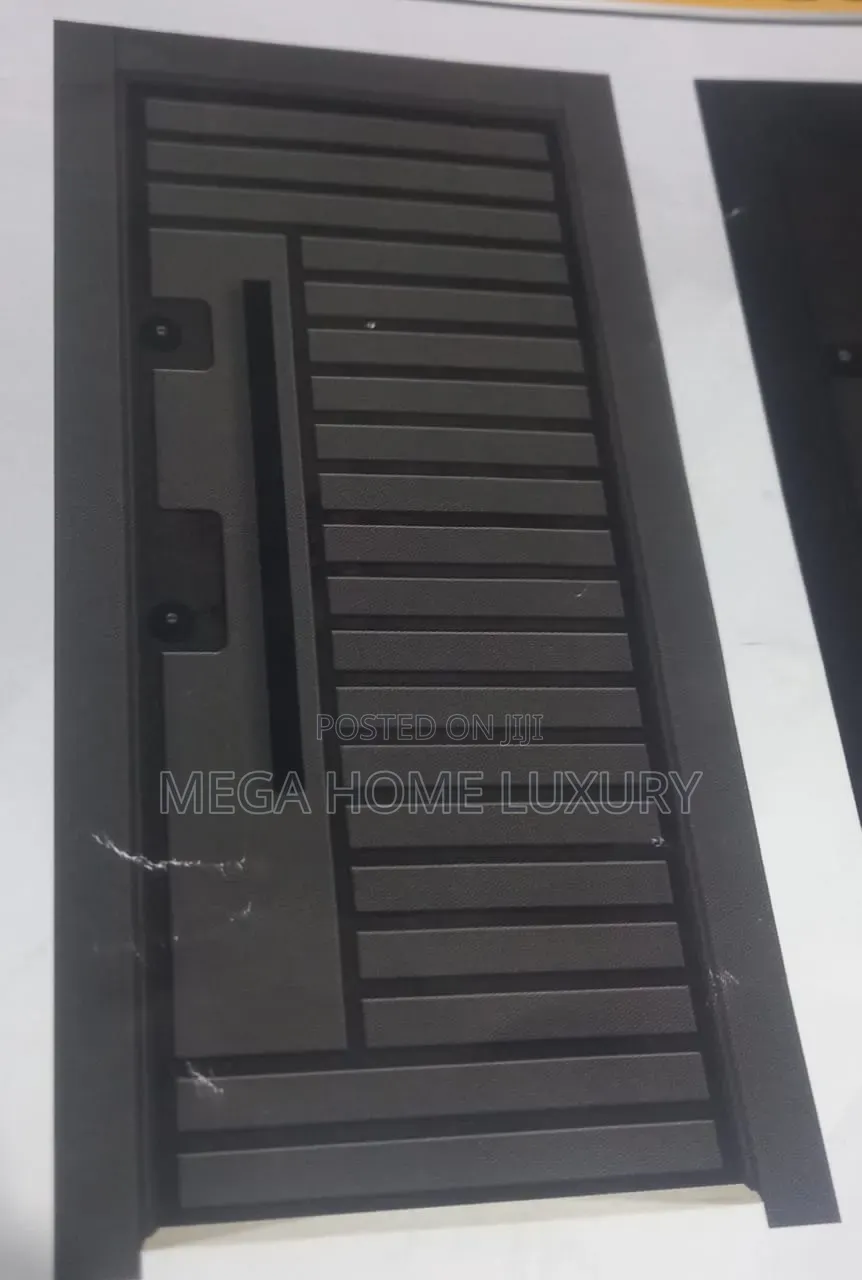 Modern Black Panel Entrance Door