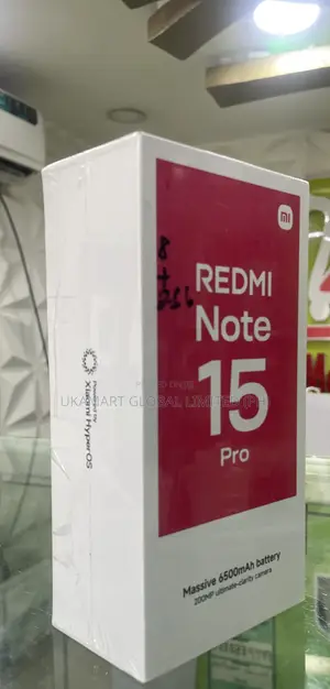 New Xiaomi Redmi Note 15 Pro 256 GB Black