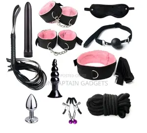 12pcs Set Including Crotchless Sexy Lingerie Panties Punishment Set