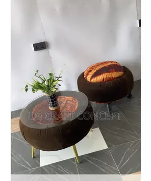 Luxury 2in1 Center Table, Seating Ottoman With Storage