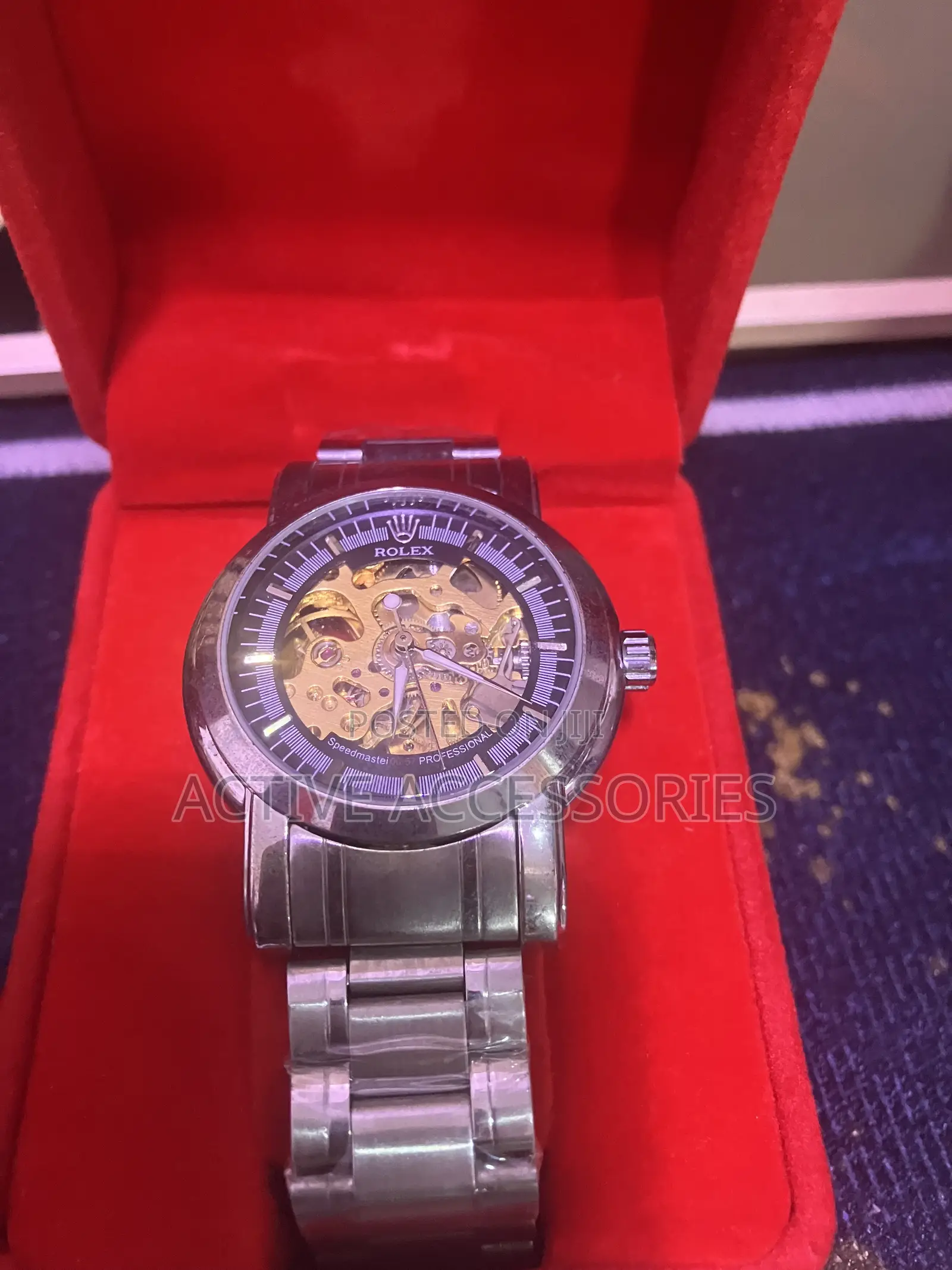 Skeleton Automatic Wrist Watch – Stainless Stee