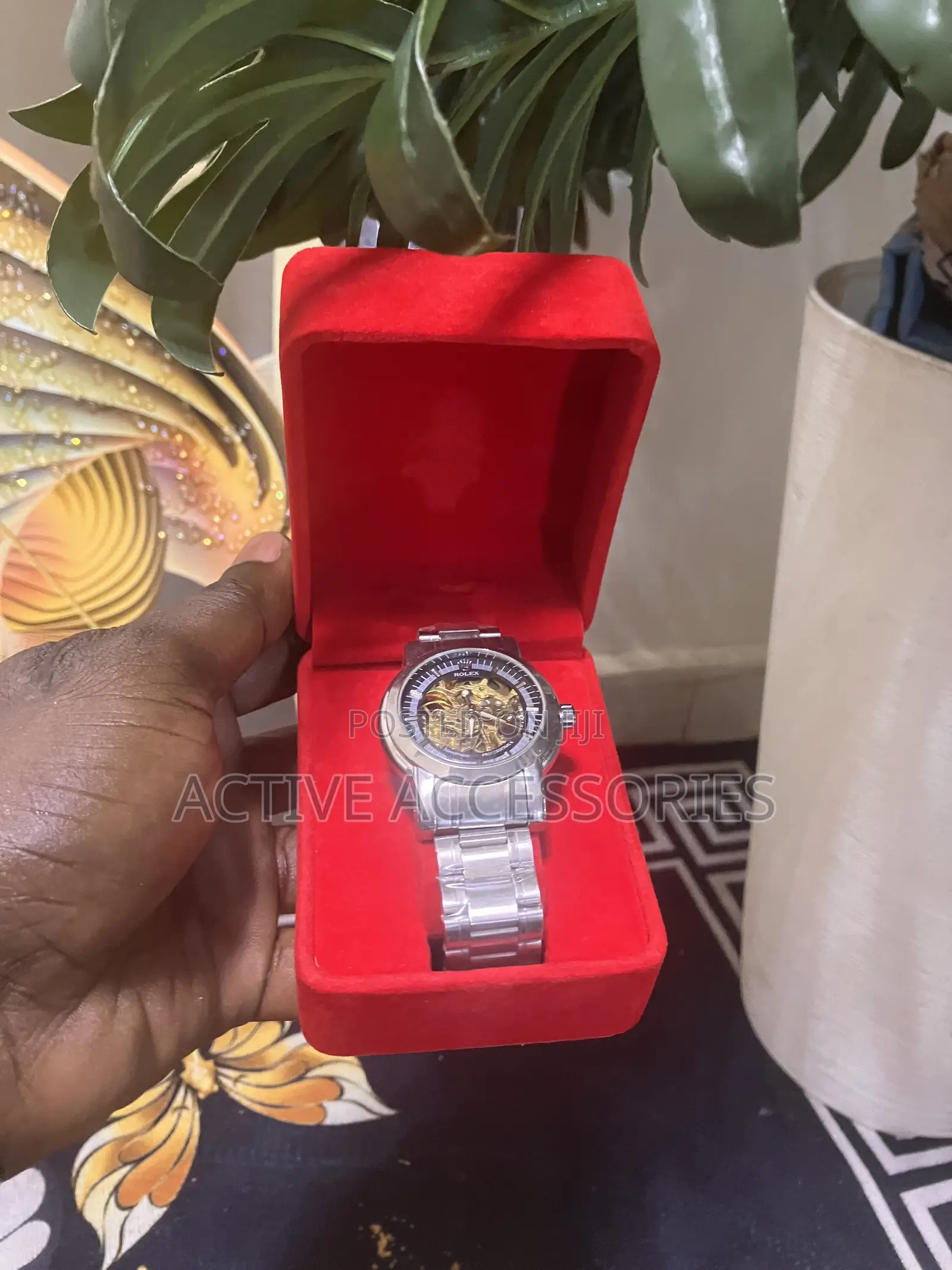 Skeleton Automatic Wrist Watch – Stainless Stee