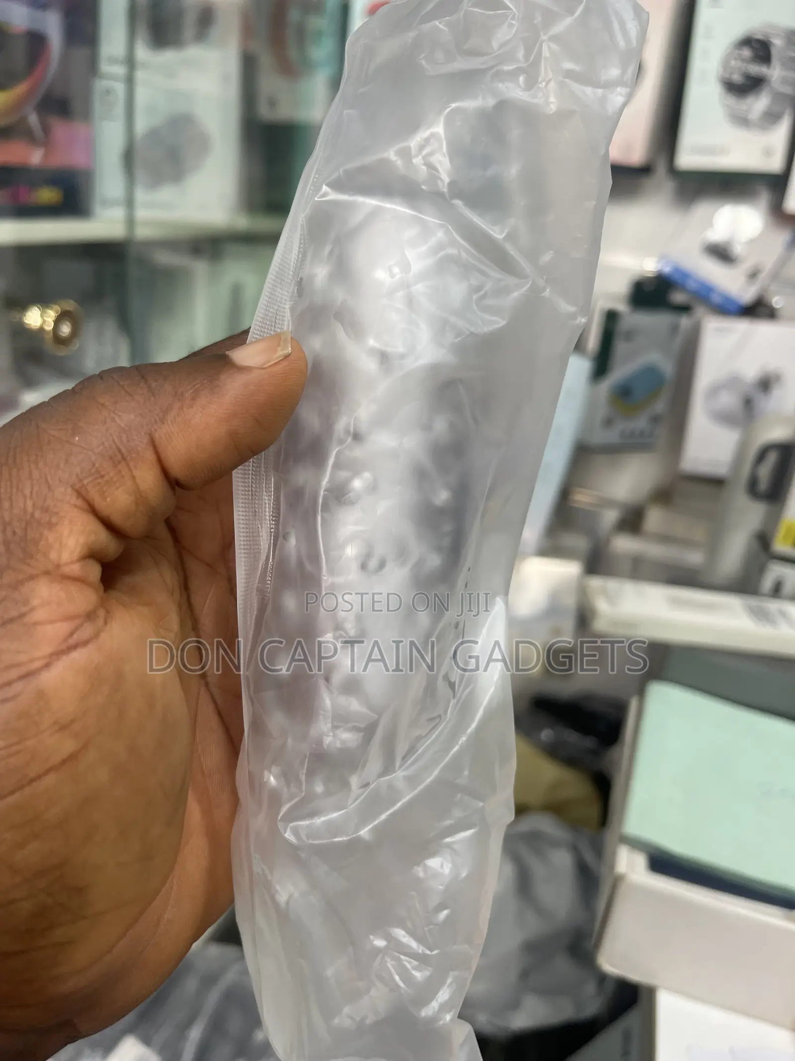 Transparent Penis Cover | Realistic Textured Beads, Reusable