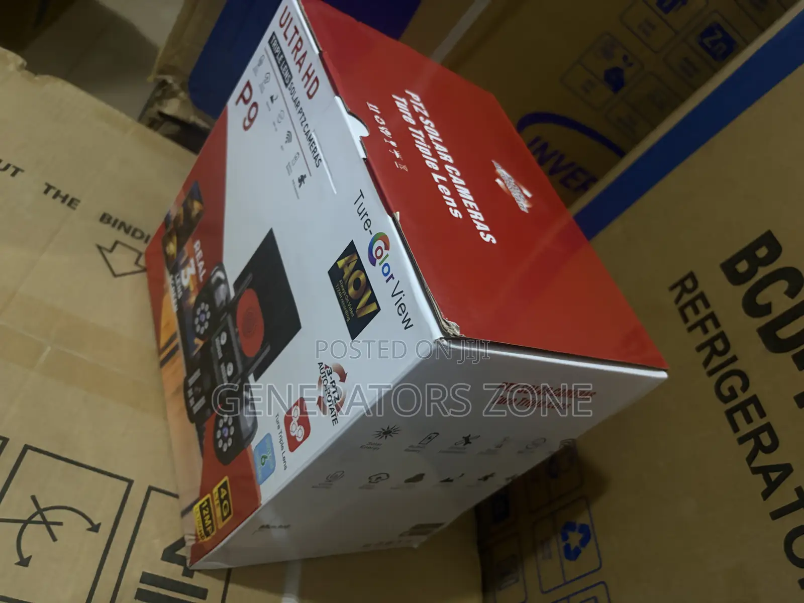 Outdoor Solar PTZ Camera With Triple-Lens Coverage