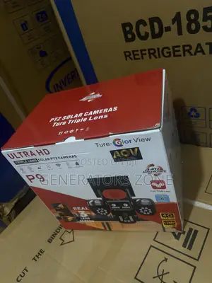 Outdoor Solar PTZ Camera With Triple-Lens Coverage