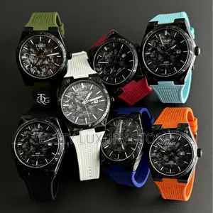 Quality Carbon Fiber TISSOT PRX Rubber Strap WristWatch