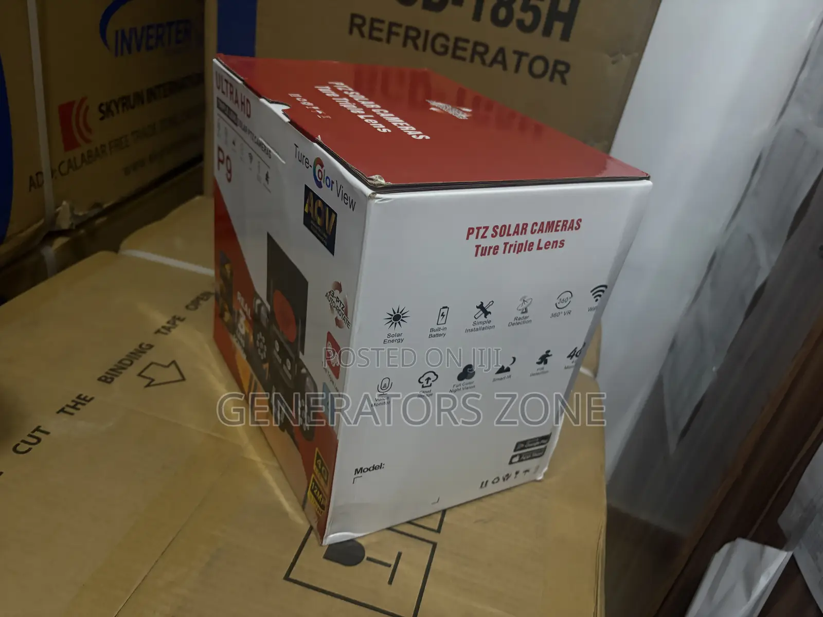 True Color Solar Powered Outdoor PTZ Camera