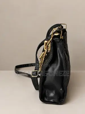 Mini Black Bag With Long Strap
