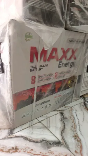 12v 255ah Maxx Energy Tubular Battery