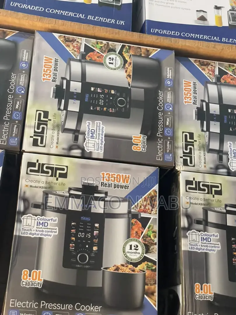 DSP 8 Liters Electric Pressure Cooker