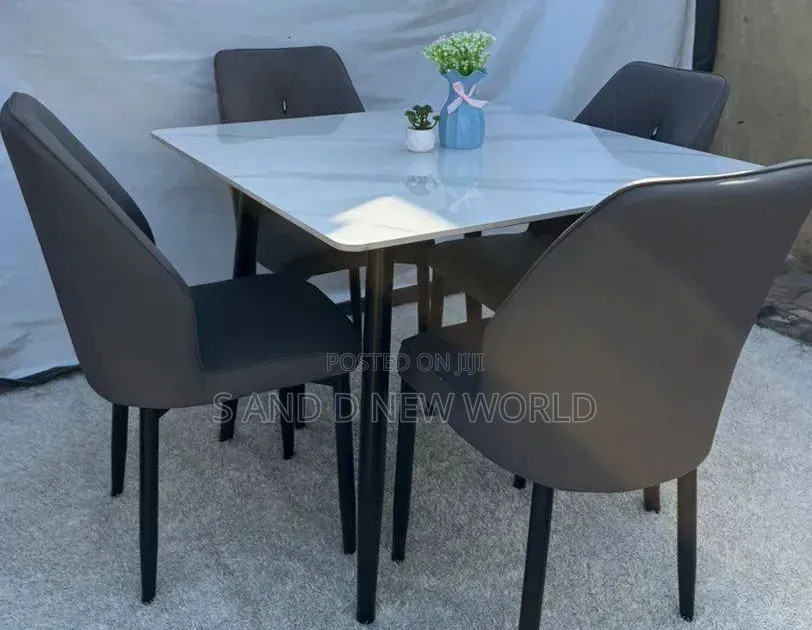 Table (Marble) and Four Chairs