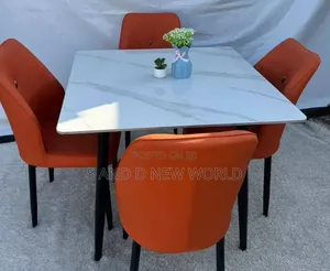 Table (Marble) and Four Chairs