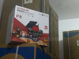 Triple-Lens Ultra HD Solar Surveillance PTZ Camera