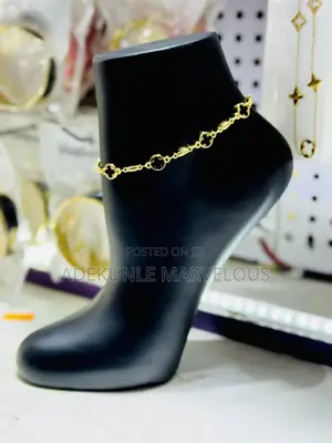 Black Vca Anklet for Women| Marvel Jewelry
